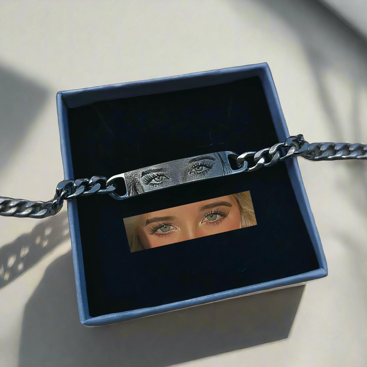 Personalized Human Eye Bracelet