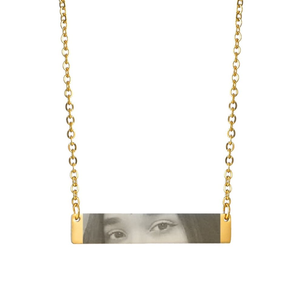 Custom Eyes Photo Necklace