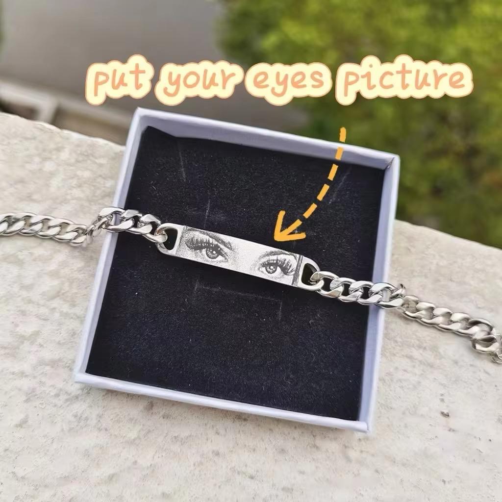 Personalized Human Eye Bracelet