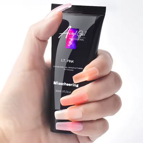 Painless Extension Gel Nail Art Without Paper Holder Quick Model Painless Crystal Gel Set