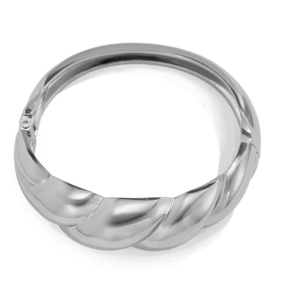 Fashion Trend Metal Glossy Surface Water Drop Hug Bracelet